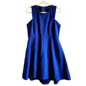 Banana Republic Women's Royal Blue Fit‎ and Flare Dress Size 12